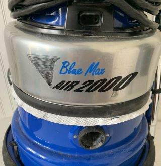 Blue Max Air 2000 Vintage Canister Shop Vacuum 2