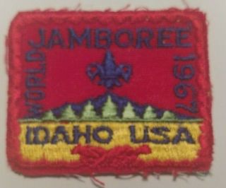 Bsa World Jamboree 1967 Idaho Usa Red Boarder Trader Bill