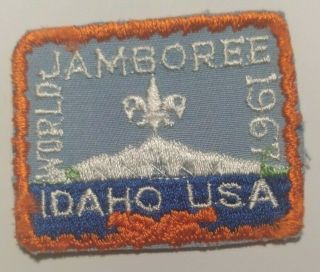 Bsa World Jamboree 1967 Idaho Usa Orange Boarder Trader Bill