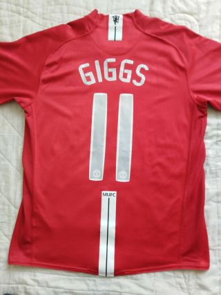 Vintage & Mens Manchester United Football Shirt Top Jersey Giggs