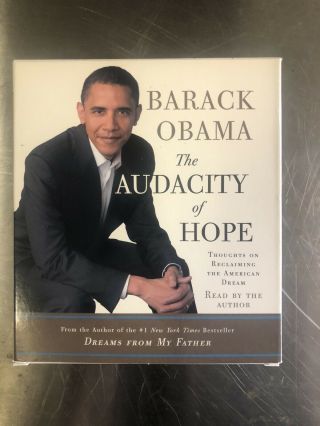 Barack Obama: The Audacity Of Hope (audio Book,  5 - Disc Cds) - Complete -