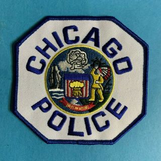 Vintage Chicago Police Department Uniform Hipster Jacket Patch Crest 659t