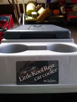 Vintage Rare Little Kool Rest Cooler By Igloo For Center Console