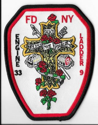 York Fire Department (fdny) Engine 33/ladder 9 Patch