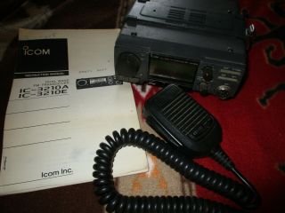 Vintage Icom Ic - 3210a Ham Radio Transceiver With Mic & Manuel