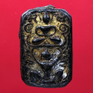 Thai Buddha Amulet Old Lp Parn Fetish Holy Powerful (bell Inside)