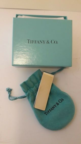 Vintage Tiffany & Co Money Clip 925 Sterling Silver No Monogram