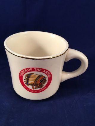 Boy Scout Coffee Mug Usa Oa Order Of The Arrow Chief Headress