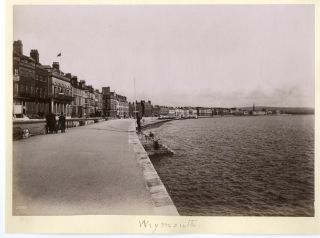 Angleterre,  Weymouth Vintage Albumen Print Tirage Albuminé 15x20 Circ