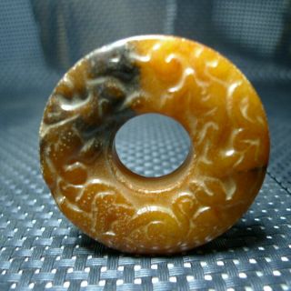 Chinese Hongshan Culture Hand - Carved Safe Button500