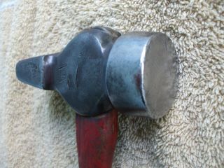 Vintage 2 Lb Champion Blacksmith Anvil Farrier Cross Pein Hammer