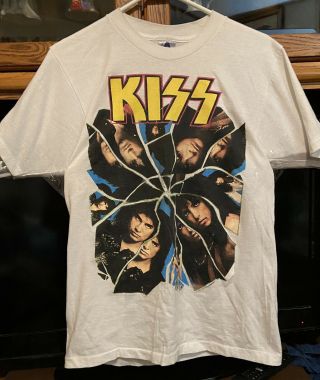 Vintage Kiss Crazy Nights “i Went Crazy With Kiss” 1987 Concert T - Shirt Medium