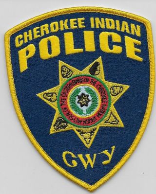 Eastern Band Cherokee Indians Tribal Police State North Carolina Nc