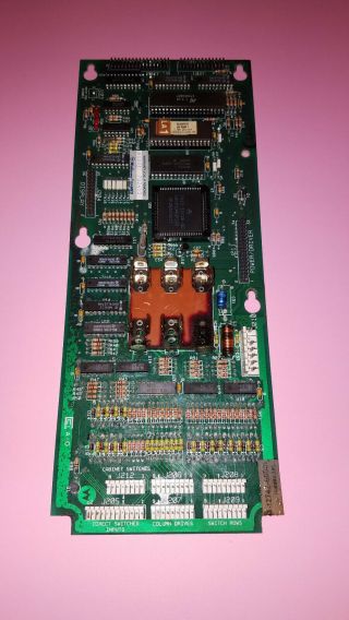 Bally / Williams Wpc 89 Cpu Board A - 12742 Rev.  D With Asic