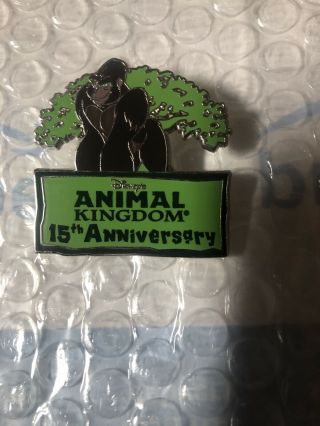 Disney Animal Kingdom Gorilla 15th Anniversary Pin