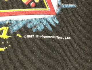 Vintage 1987 DEF LEPPARD Hysteria Concert Tour Sweatshirt Shirt Sz L 2