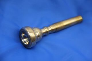 Vintage Vincent Bach Corp Mt Vernon Ny 10 1/2c Mouthpiece Trumpet Silver Plated