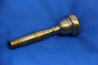 VINTAGE Vincent Bach Corp MT VERNON NY 10 1/2C Mouthpiece Trumpet SILVER Plated 2