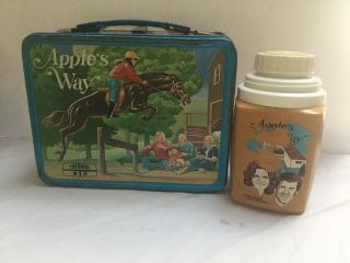Vintage 1975 Apple’s Way Metal Lunchbox With Thermos