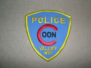 Police Coon Valley Wisconsin O/s (blue)