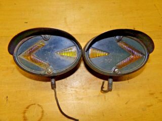 1942,  1943,  1944,  1945,  1946 Vintage Hooded Arrow Directional Lights,  Commercial,  Dou