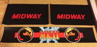 Mortal Kombat 2 Arcade Control Panel Box Art Artwork Mk2 Cpo Midway