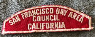 Boy Scout SAN FRANCISCO BAY AREA COUNCIL CALIFORNIA Community Strip RWS Type 1 2
