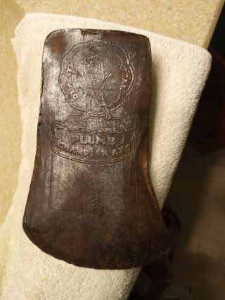 Vintage Embossed Plumb Champion Axe Quality Seal