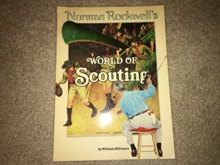 Boy Scout Bsa Norman Rockwell World Of Scouting Soft Cover Green Bar Bill Book