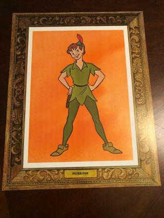 Disney Lobby Card set featuring Tinker Bell,  Peter Pan,  Captain Hook and Nana 2