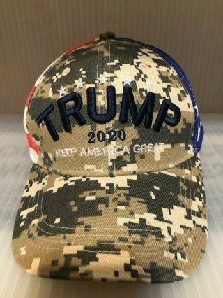 Trump 2020 Keep America Great Digital Camo Usa Hat