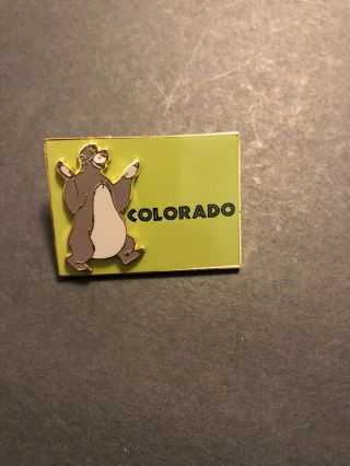 2002 Disney World Pin State Character Series Colorado Baloo Centennial 14930