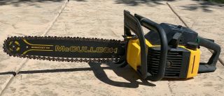 Vintage Mcculloch Pro Mac 610 Automatic Chain Saw.  Needs Tuneup To Start