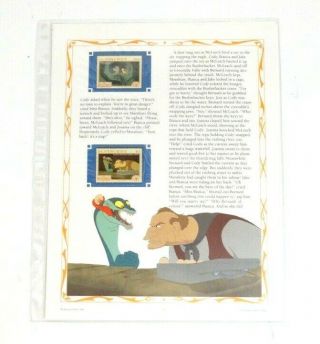 Disney The Rescuers Down Under Classic Movies Collector Stamp Story Panels 3