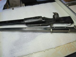 Vintage Pre - Owned F.  W.  Holler Solingen Bayonet.