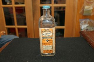 Vintage Duo - Escohol Pre - Injection Fluid Embalming Bottle Embalmers Supply Co.