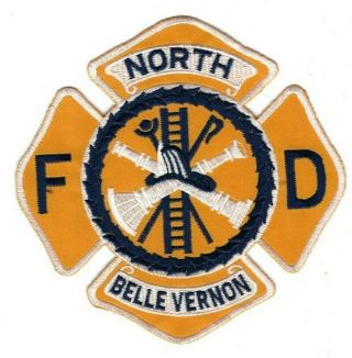 North Belle Vernon (westmoreland Co) Pa Pennsylvania Fire Dept.  5.  5 " Patch -