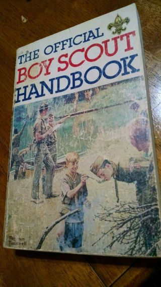 The Official Boy Scout Handbook 9th Edition Fifth Printing 1981 Bsa Scouting