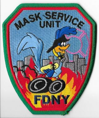 York Fire Department (fdny) Mask Service Unit Patch V2
