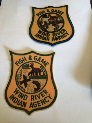 Two Version Wind River Indian Agency Fish & Game Enforcement Wyoming