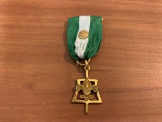 Bsa,  Scouter’s Key Training Award Medal With Commissioner Device