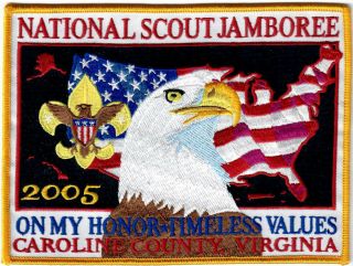 2005 Bsa National Jamboree (16th) Scout Jacket Patch Large Backpatch