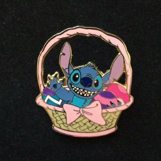 Disney Wdw - Stitch In An Easter Basket Surprise Release Pin Le 1000