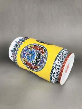 Chinese antiques hand make Porcelain Qianlong mark vase B81 3