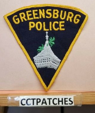 Greensburg,  Indiana Police Shoulder Patch In