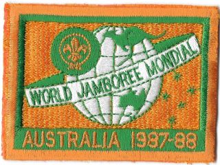 16th World Scout Jamboree Official Participant Badge 1987 - 88 Australia