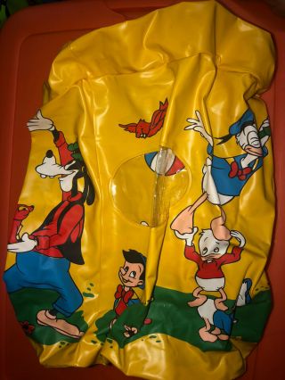 VTG Disney Mickey Mouse Roly Poly Baby Bopper Inflatable Punching Bag Toy 1977 2