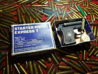 Fie Vintage Starter Pistol Cal.  22 Made In Italy Express 7 Model Exb7