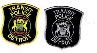 Police Patch City Of Detroit Michigan Transit And Old Set Of 2