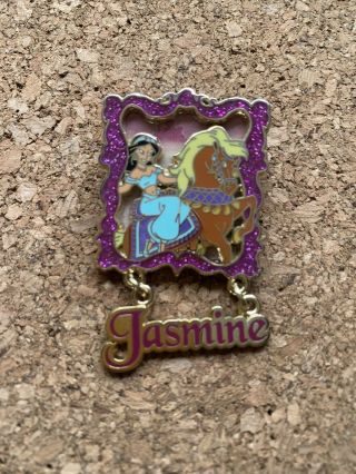Disney Princess Jasmine Carousel Horse Dangle Trading Pin Aladdin Le 1500 4 Of 5